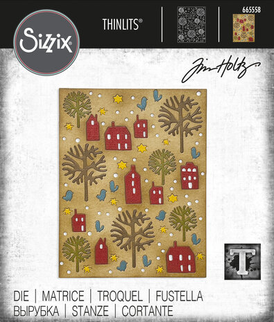 Sizzix Thinlits Die by Tim Holtz Countryside (665558) (DISCONTINUED)