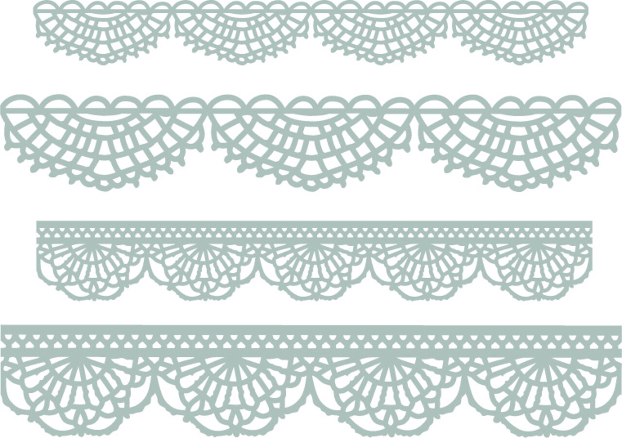 Sizzix Thinlits Die by Tim Holtz Crochet (4pcs) (664178)