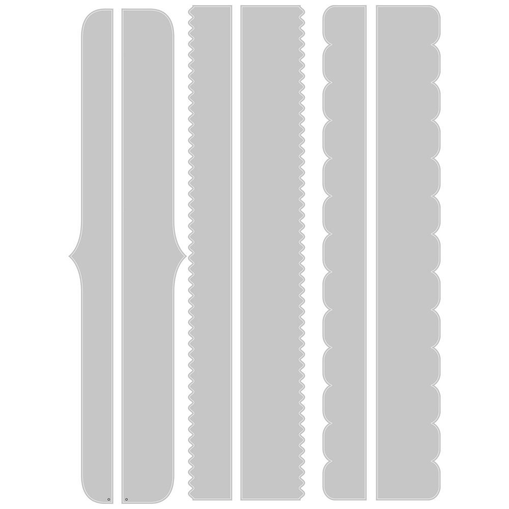 Sizzix Thinlits Die by Tim Holtz Decorative Trims (6pcs) (665435)