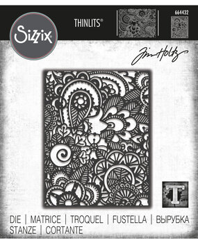 Sizzix Thinlits Die by Tim Holtz Doodle Art #2 (664432) (DISCONTINUED) Sizzix Thinlits Die by Tim Holtz Doodle Art #2 (664432) (DISCONTINUED)