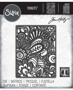 Sizzix Thinlits Die by Tim Holtz Doodle Art (664417) (DISCONTINUED) Sizzix Thinlits Die by Tim Holtz Doodle Art (664417) (DISCONTINUED)