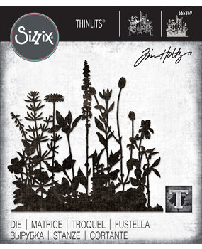 Sizzix Thinlits Die by Tim Holtz Flower Field (665369) Sizzix Thinlits Die by Tim Holtz Flower Field (665369)