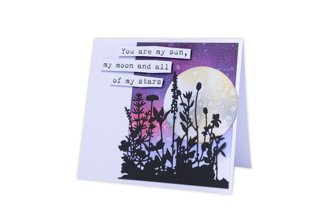 Sizzix Thinlits Die by Tim Holtz Flower Field (665369) Sizzix Thinlits Die by Tim Holtz Flower Field (665369)