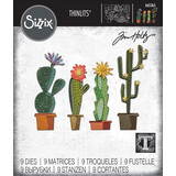 Sizzix Thinlits Die by Tim Holtz Funky Cactus (9pcs) (665365) (DISCONTINUED) Sizzix Thinlits Die by Tim Holtz Funky Cactus (9pcs) (665365) (DISCONTINUED)
