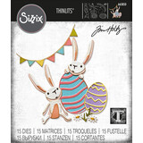 Sizzix Thinlits Die by Tim Holtz Bunny Games (15pcs) (665850) (DISCONTINUED) Sizzix Thinlits Die by Tim Holtz Bunny Games (15pcs) (665850) (DISCONTINUED)