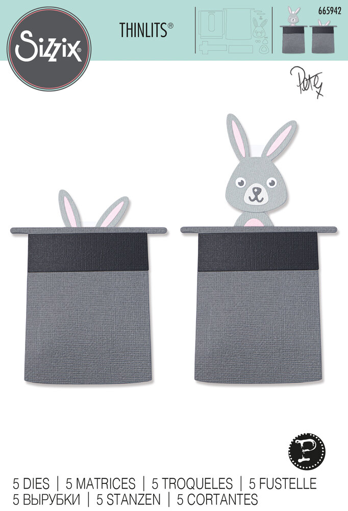 Sizzix Thinlits Die by Pete Hughes As If By Magic! (5pcs) (665942) (DISCONTINUED) Sizzix Thinlits Die by Pete Hughes As If By Magic! (5pcs) (665942) (DISCONTINUED)