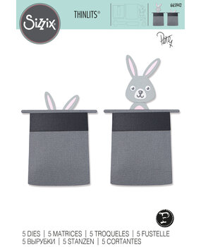 Sizzix Thinlits Die by Pete Hughes As If By Magic! (5pcs) (665942) (DISCONTINUED)