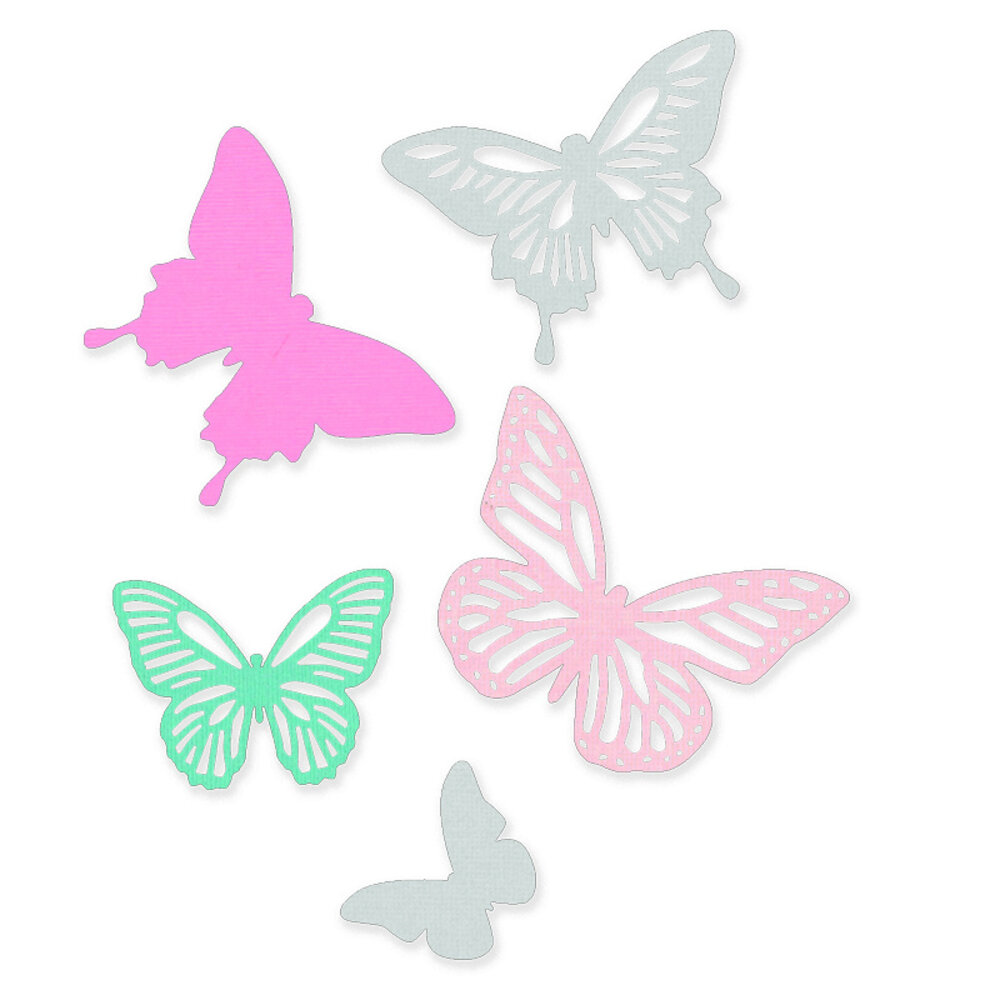 Sizzix Thinlits Die by Sophie Guilar Butterflies (5pcs) (662607) (DISCONTINUED) Sizzix Thinlits Die by Sophie Guilar Butterflies (5pcs) (662607) (DISCONTINUED)