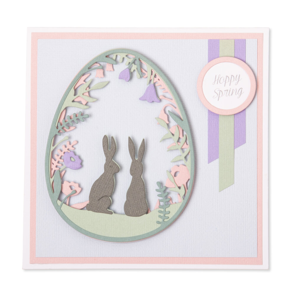 Sizzix Thinlits Die by Sophie Guilar Layered Spring (11pcs) (664358) (DISCONTINUED)