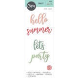 Sizzix Thinlits Die by Sophie Guilar Party Phrases (4pcs) (664469) (DISCONTINUED) Sizzix Thinlits Die by Sophie Guilar Party Phrases (4pcs) (664469) (DISCONTINUED)