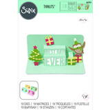 Sizzix Thinlits Die by Olivia Rose Multi-Phrase Pop-Up (19pcs) (665954) (DISCONTINUED)