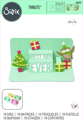 Sizzix Thinlits Die by Olivia Rose Multi-Phrase Pop-Up (19pcs) (665954) (DISCONTINUED) Sizzix Thinlits Die by Olivia Rose Multi-Phrase Pop-Up (19pcs) (665954) (DISCONTINUED)