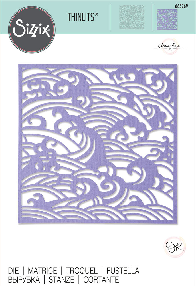Sizzix Thinlits Die by Olivia Rose Mystical Seascape (665269) (DISCONTINUED) Sizzix Thinlits Die by Olivia Rose Mystical Seascape (665269) (DISCONTINUED)