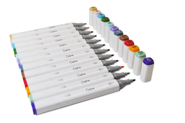 Sizzix Permanent Pens Assorted Colors (12pcs) (663056) (DISCONTINUED) Sizzix Permanent Pens Assorted Colors (12pcs) (663056) (DISCONTINUED)