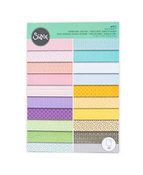 Sizzix Patterned Paper A4 Color Story (20x4pcs) (665275) (DISCONTINUED)