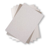 Sizzix Opulent Cardstock A4 Silver (5x10pcs) (664533)