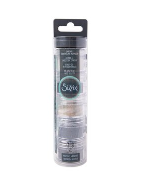 Sizzix Opaque Embossing Powder Neutrals 5x12g (665843) (DISCONTINUED) Sizzix Opaque Embossing Powder Neutrals 5x12g (665843) (DISCONTINUED)