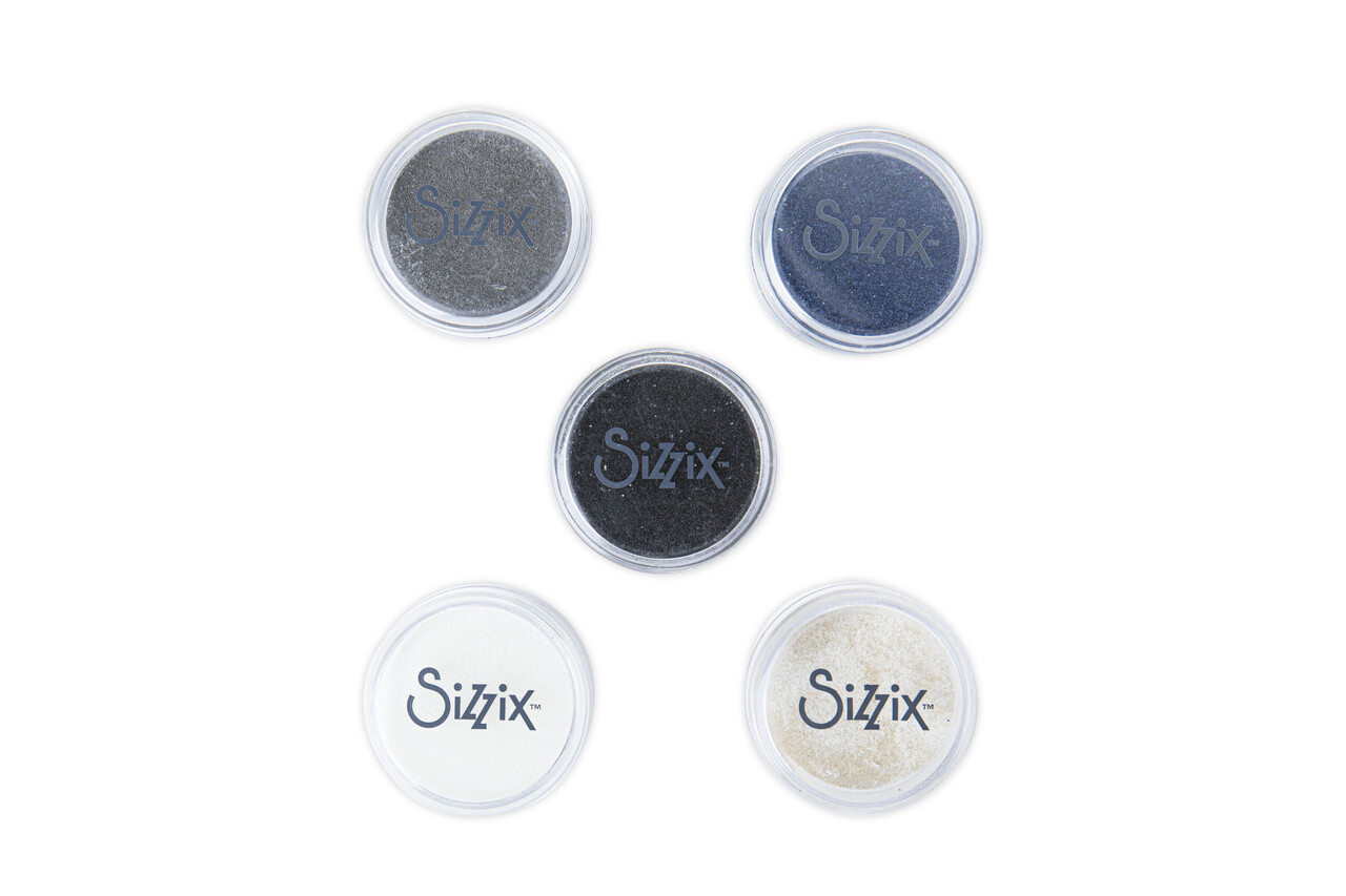 Sizzix Opaque Embossing Powder Neutrals 5x12g (665843) (DISCONTINUED) Sizzix Opaque Embossing Powder Neutrals 5x12g (665843) (DISCONTINUED)