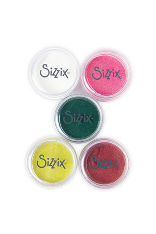 Sizzix Opaque Embossing Powder Festive 5x12g (664670) (DISCONTINUED)