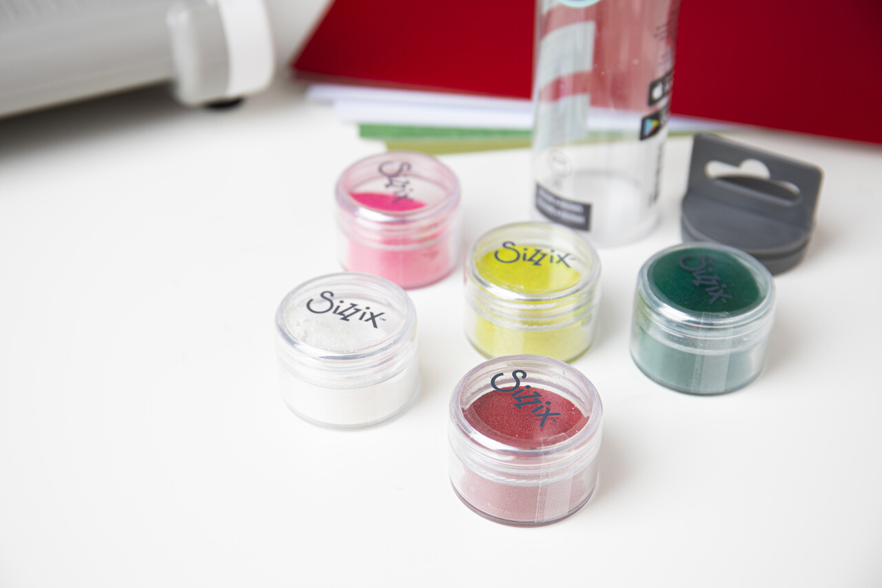 Sizzix Opaque Embossing Powder Festive 5x12g (664670) (DISCONTINUED)