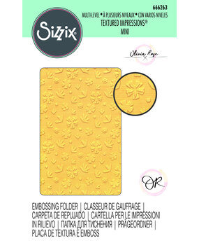 Sizzix Multi-Level Textured Impressions Mini by Olivia Rose Scattered Florals (666263) (DISCONTINUED)