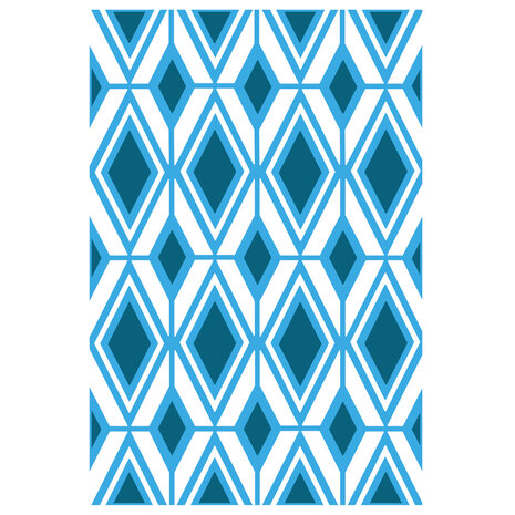 Sizzix Multi-Level Textured Impressions by Olivia Rose Rhombus Line Pattern (665740) (DISCONTINUED) Sizzix Multi-Level Textured Impressions by Olivia Rose Rhombus Line Pattern (665740) (DISCONTINUED)