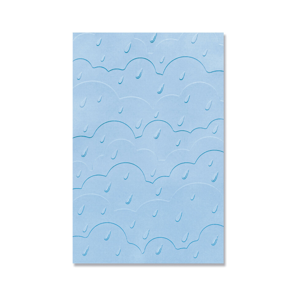 Sizzix Multi-Level Textured Impressions by Olivia Rose Rain Clouds (666037) (DISCONTINUED) Sizzix Multi-Level Textured Impressions by Olivia Rose Rain Clouds (666037) (DISCONTINUED)