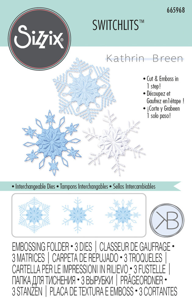 Sizzix Switchlits by Kath Breen Winter Snowflakes (665968) (DISCONTINUED)
