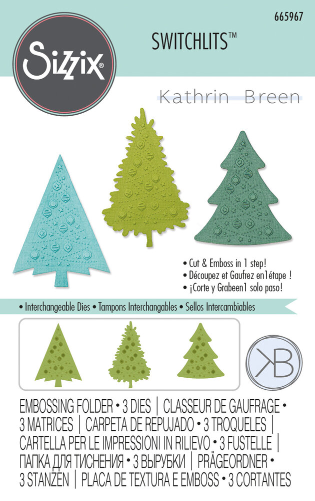 Sizzix Switchlits by Kath Breen Festive Trees (665967) (DISCONTINUED) Sizzix Switchlits by Kath Breen Festive Trees (665967) (DISCONTINUED)