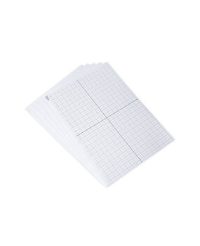 Sizzix Sticky Grid Sheets 8 1/4x11 5/8 Inch (5pcs) (664927)