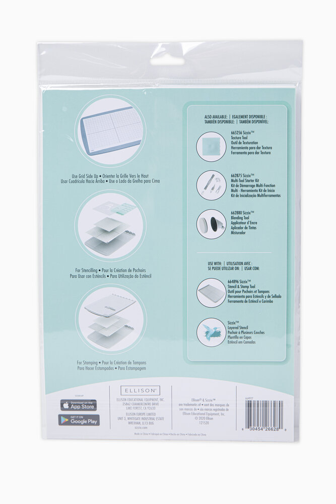 Sizzix Sticky Grid Sheets 8 1/4x11 5/8 Inch (5pcs) (664927) Sizzix Sticky Grid Sheets 8 1/4x11 5/8 Inch (5pcs) (664927)