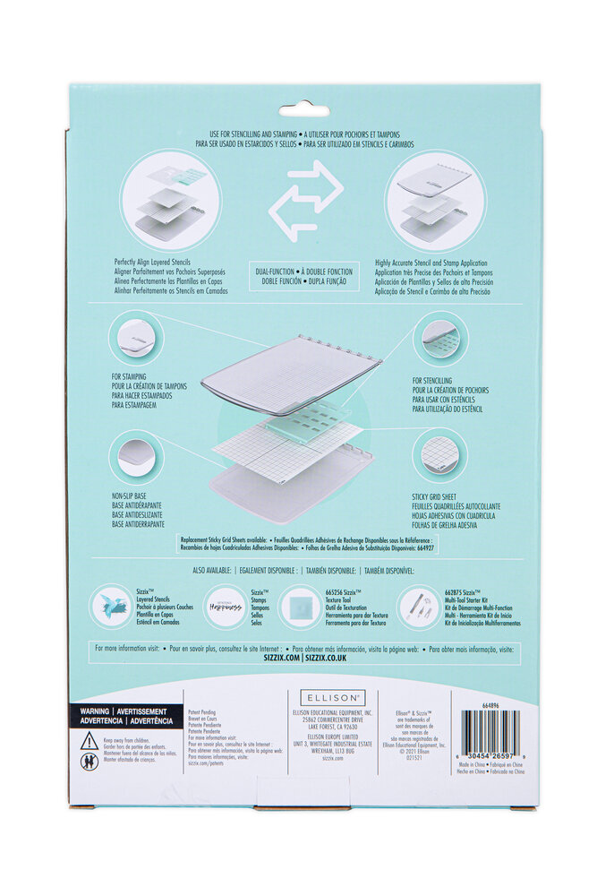 Sizzix Stencil & Stamp Tool (664896) Sizzix Stencil & Stamp Tool (664896)