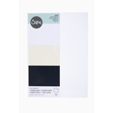 Sizzix Smooth Cardstock A4 Black/Ivory/White (3x30pcs) (665989)