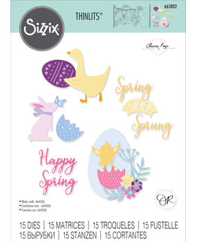 Sizzix Thinlits Die by Olivia Rose Spring Has Sprung (15pcs) (665802) (DISCONTINUED) Sizzix Thinlits Die by Olivia Rose Spring Has Sprung (15pcs) (665802) (DISCONTINUED)