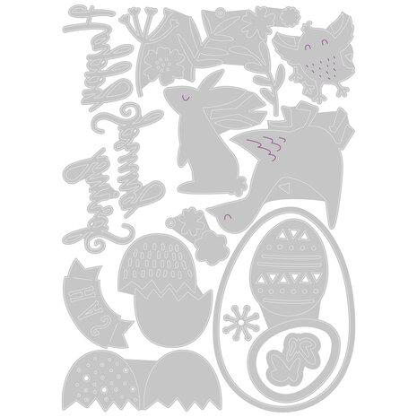 Sizzix Thinlits Die by Olivia Rose Spring Has Sprung (15pcs) (665802) (DISCONTINUED) Sizzix Thinlits Die by Olivia Rose Spring Has Sprung (15pcs) (665802) (DISCONTINUED)