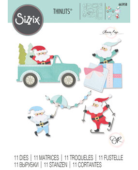 Sizzix Thinlits Die by Olivia Rose Santa Activities (11pcs) (665958) (DISCONTINUED) Sizzix Thinlits Die by Olivia Rose Santa Activities (11pcs) (665958) (DISCONTINUED)