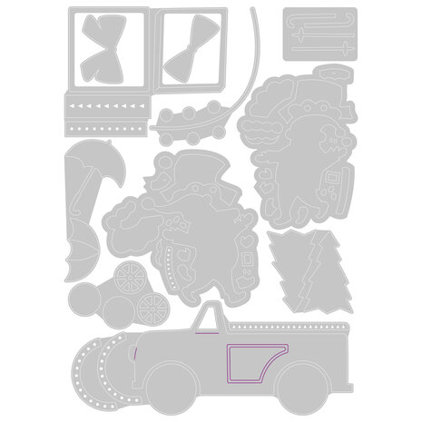 Sizzix Thinlits Die by Olivia Rose Santa Activities (11pcs) (665958) (DISCONTINUED) Sizzix Thinlits Die by Olivia Rose Santa Activities (11pcs) (665958) (DISCONTINUED)