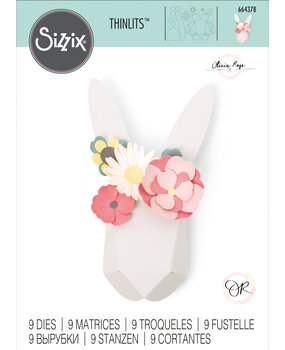Sizzix Thinlits Die by Olivia Rose Origami Rabbit (9pcs) (664378) (DISCONTINUED) Sizzix Thinlits Die by Olivia Rose Origami Rabbit (9pcs) (664378) (DISCONTINUED)