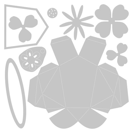 Sizzix Thinlits Die by Olivia Rose Origami Rabbit (9pcs) (664378) (DISCONTINUED) Sizzix Thinlits Die by Olivia Rose Origami Rabbit (9pcs) (664378) (DISCONTINUED)