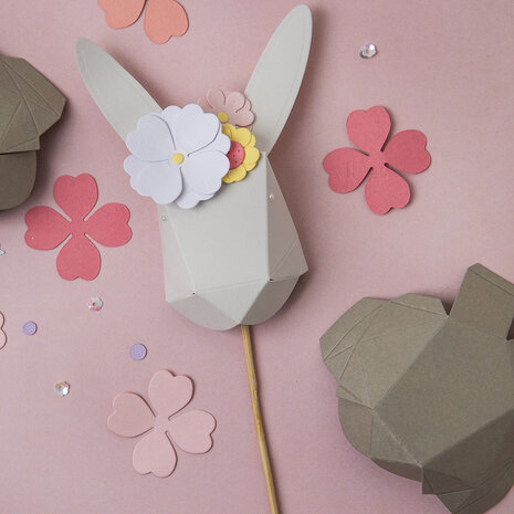 Sizzix Thinlits Die by Olivia Rose Origami Rabbit (9pcs) (664378) (DISCONTINUED) Sizzix Thinlits Die by Olivia Rose Origami Rabbit (9pcs) (664378) (DISCONTINUED)