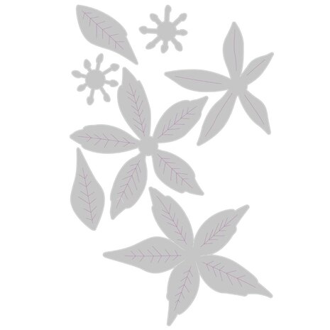 Sizzix Thinlits Die by Olivia Rose Poinsettia Flower (7pcs) (665028) (DISCONTINUED) Sizzix Thinlits Die by Olivia Rose Poinsettia Flower (7pcs) (665028) (DISCONTINUED)