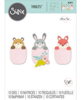 Sizzix Thinlits Die by Olivia Rose Pocket Pals (10pcs) (665813) (DISCONTINUED) Sizzix Thinlits Die by Olivia Rose Pocket Pals (10pcs) (665813) (DISCONTINUED)