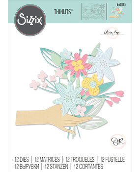 Sizzix Thinlits Die by Olivia Rose Pass the Bouquet (12pcs) (665895) (DISCONTINUED) Sizzix Thinlits Die by Olivia Rose Pass the Bouquet (12pcs) (665895) (DISCONTINUED)