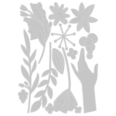 Sizzix Thinlits Die by Olivia Rose Pass the Bouquet (12pcs) (665895) (DISCONTINUED) Sizzix Thinlits Die by Olivia Rose Pass the Bouquet (12pcs) (665895) (DISCONTINUED)