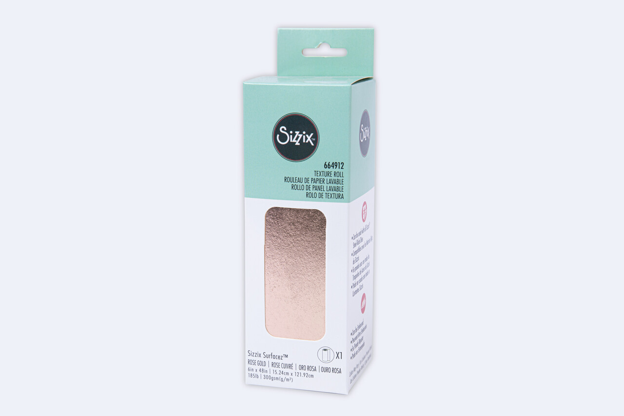 Sizzix Texture Roll 6x48 Inch Rose Gold (664912) (OUTLET)