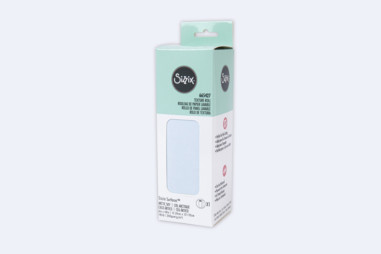 Sizzix Texture Roll 6x48 Inch Arctic Sky (665427) (OUTLET) Sizzix Texture Roll 6x48 Inch Arctic Sky (665427) (OUTLET)