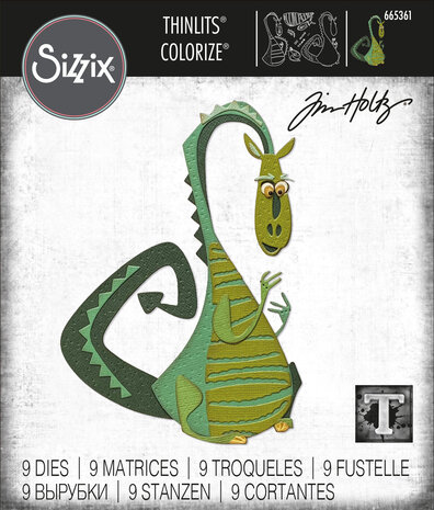 Sizzix Thinlits Colorize by Tim Holtz Rupert (9pcs) (665361) (DISCONTINUED)