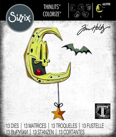 Sizzix Thinlits Colorize by Tim Holtz Otis (13pcs) (665998) (DISCONTINUED)