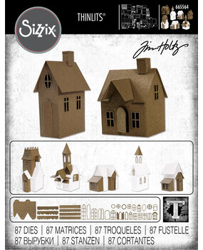 Sizzix Thinlits by Tim Holtz Village Collection (665564)