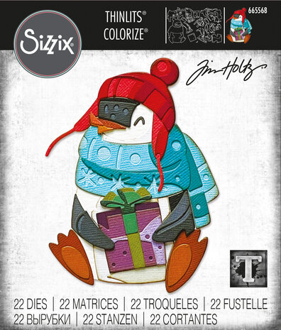 Sizzix Thinlits Colorize by Tim Holtz Eugene (22pcs) (665568) (DISCONTINUED)